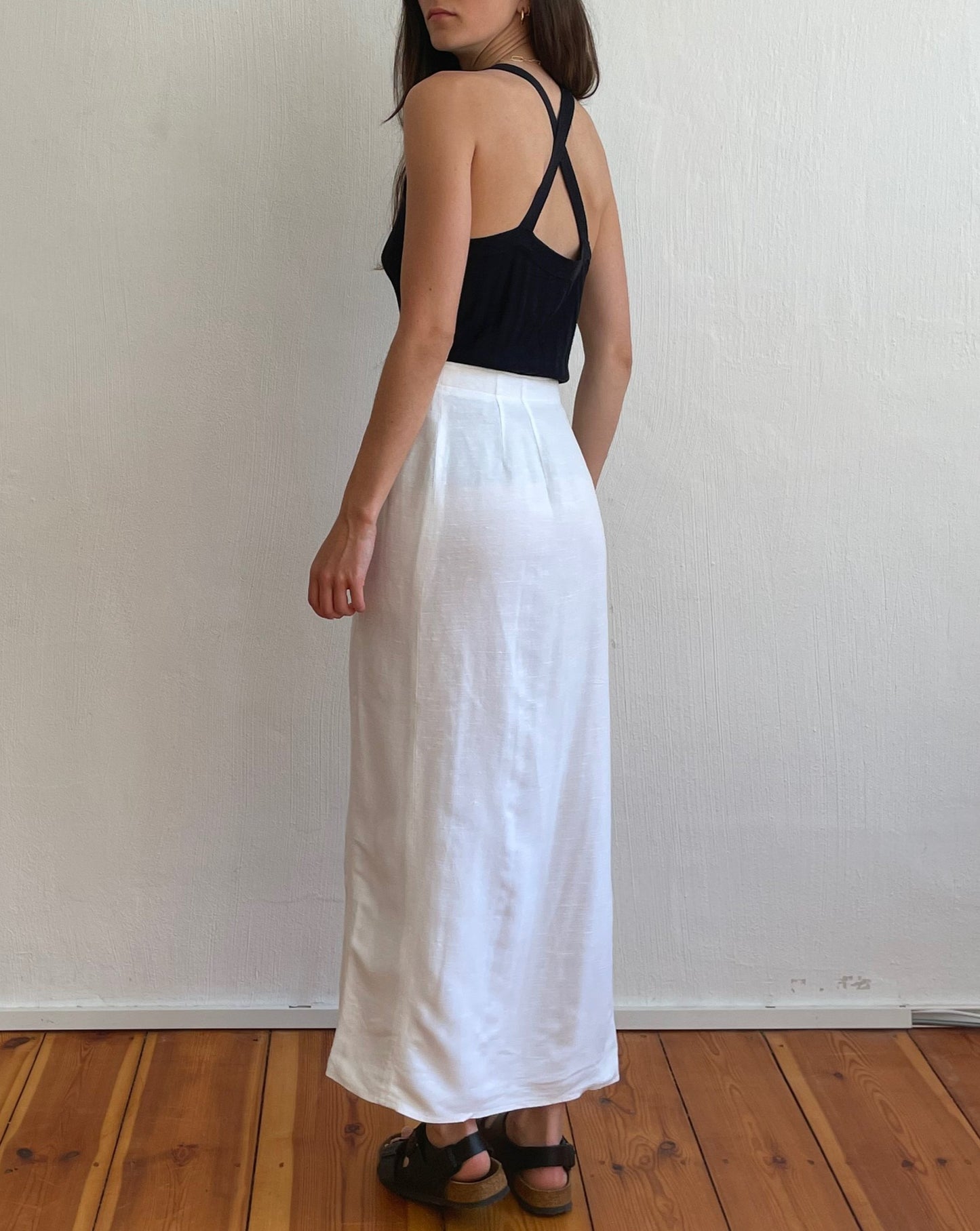 Minimal Cross Back Knitted Tank Size XS-S