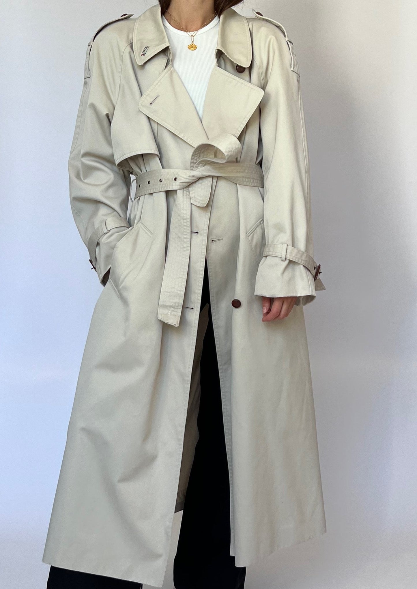 70s Classic Trench Coat S/M/L