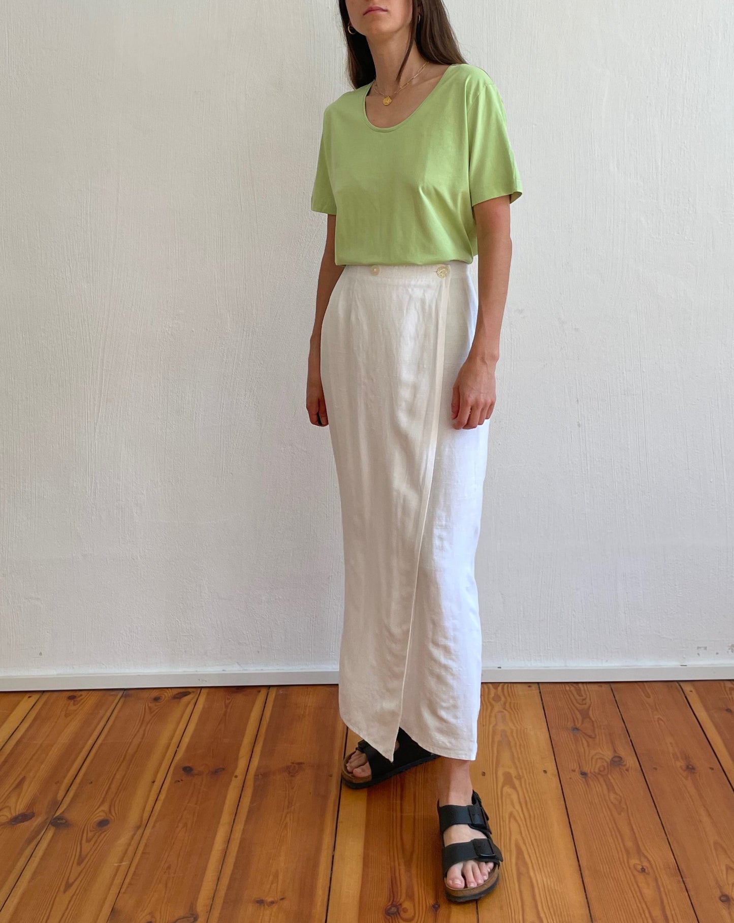 Vintage Essential Lime Green Tee Size S-M