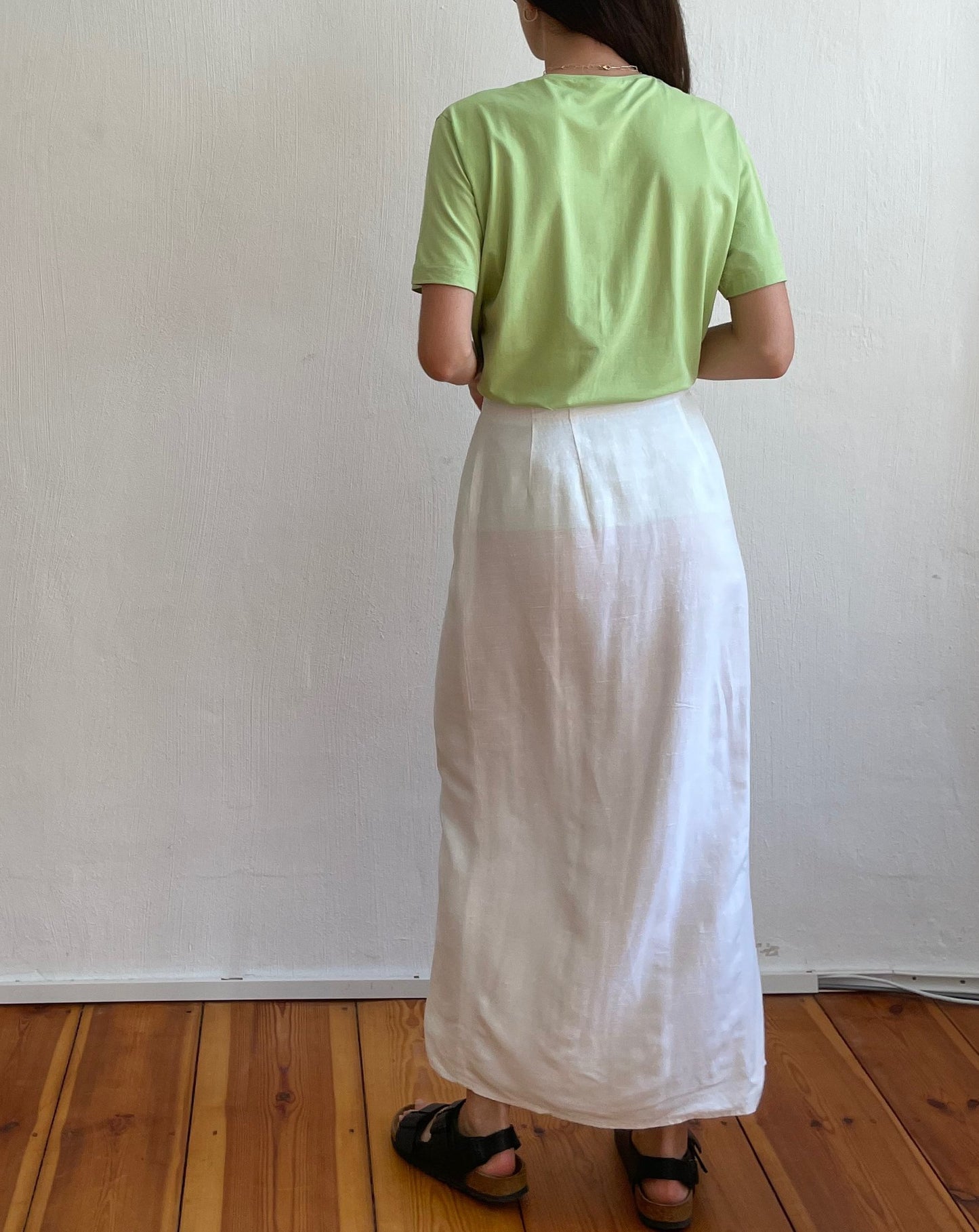 Vintage Essential Lime Green Tee Size S-M