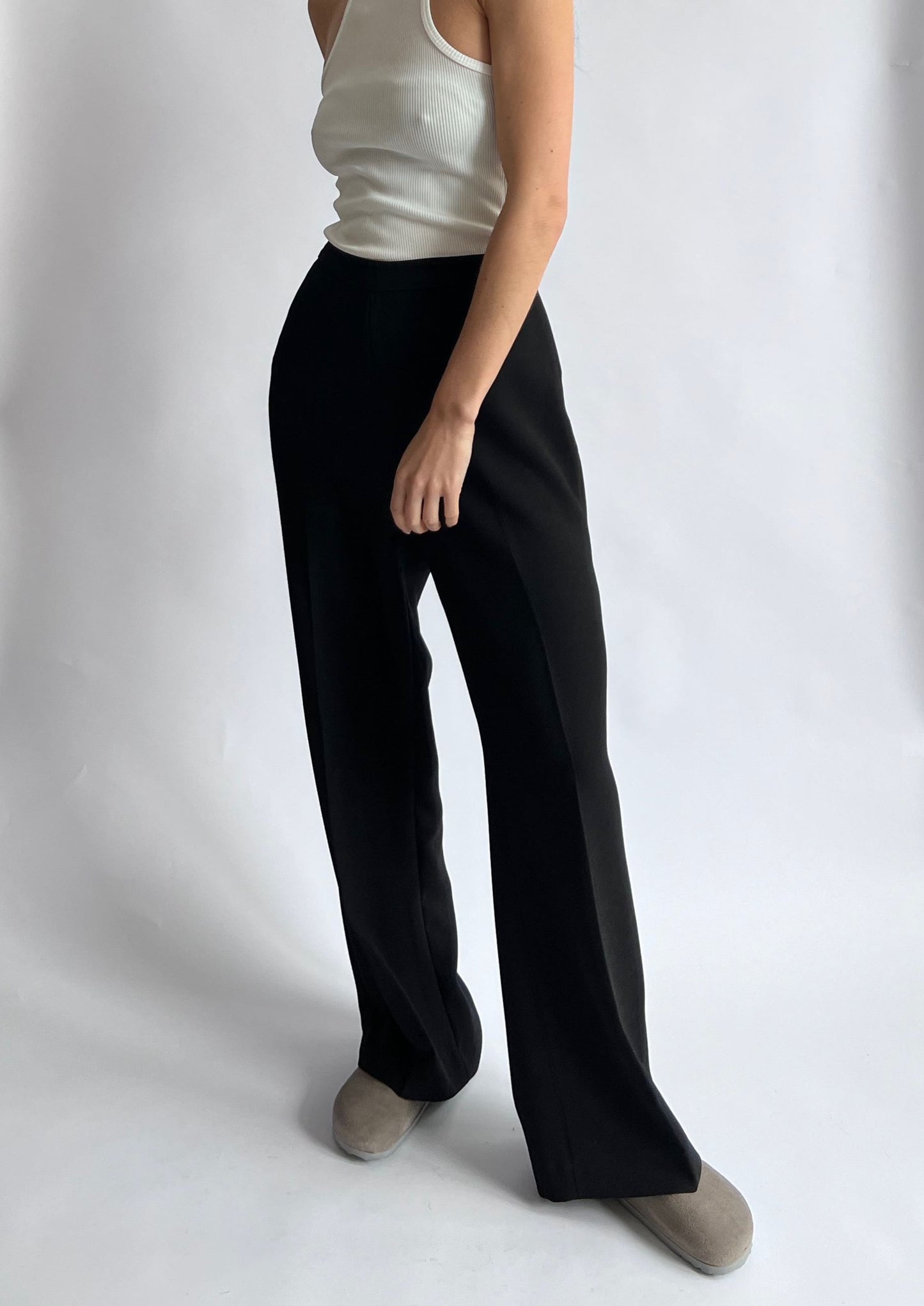 Wide Leg Relaxed Trousers M W'31"