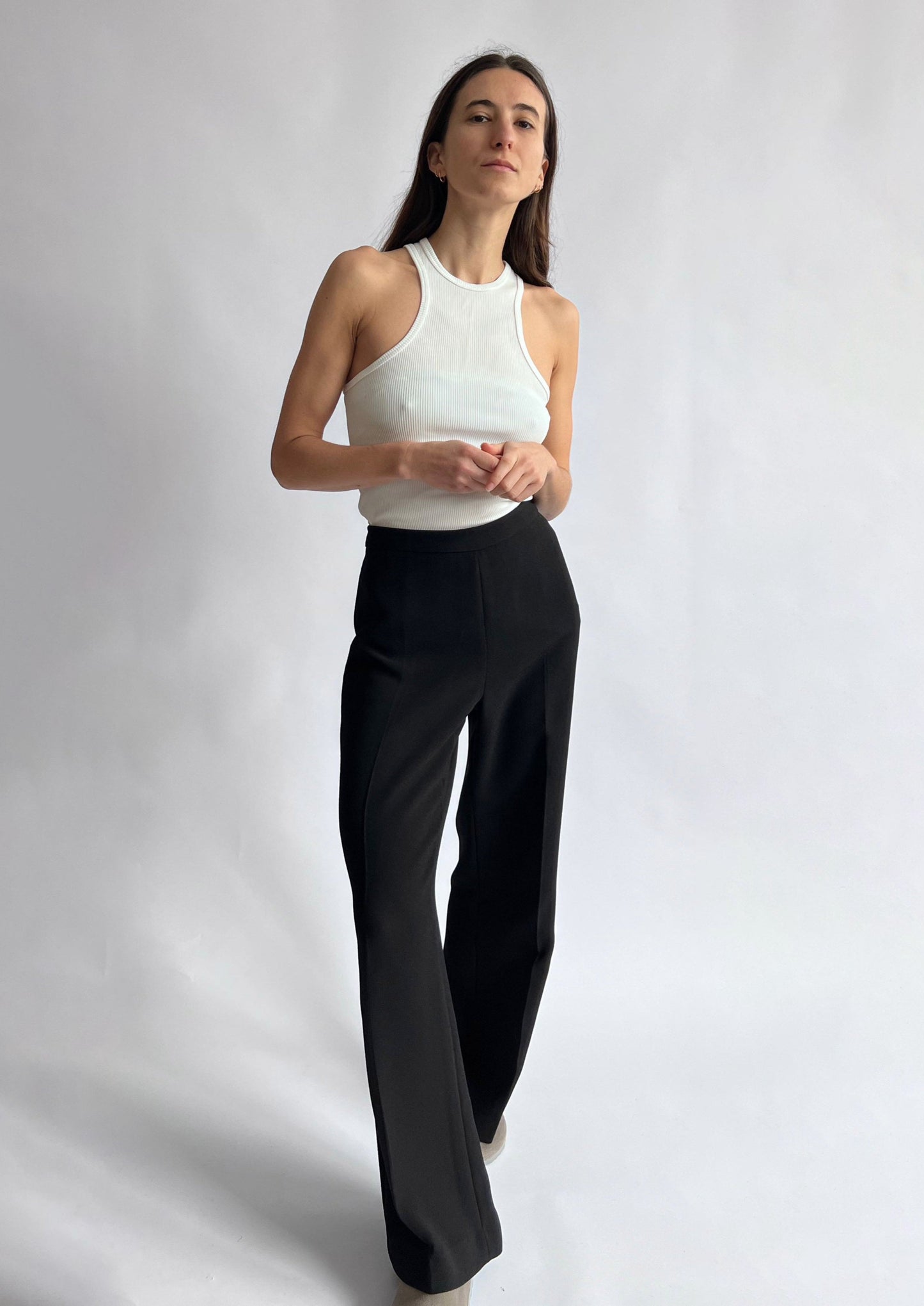 Wide Leg Relaxed Trousers M W'31"