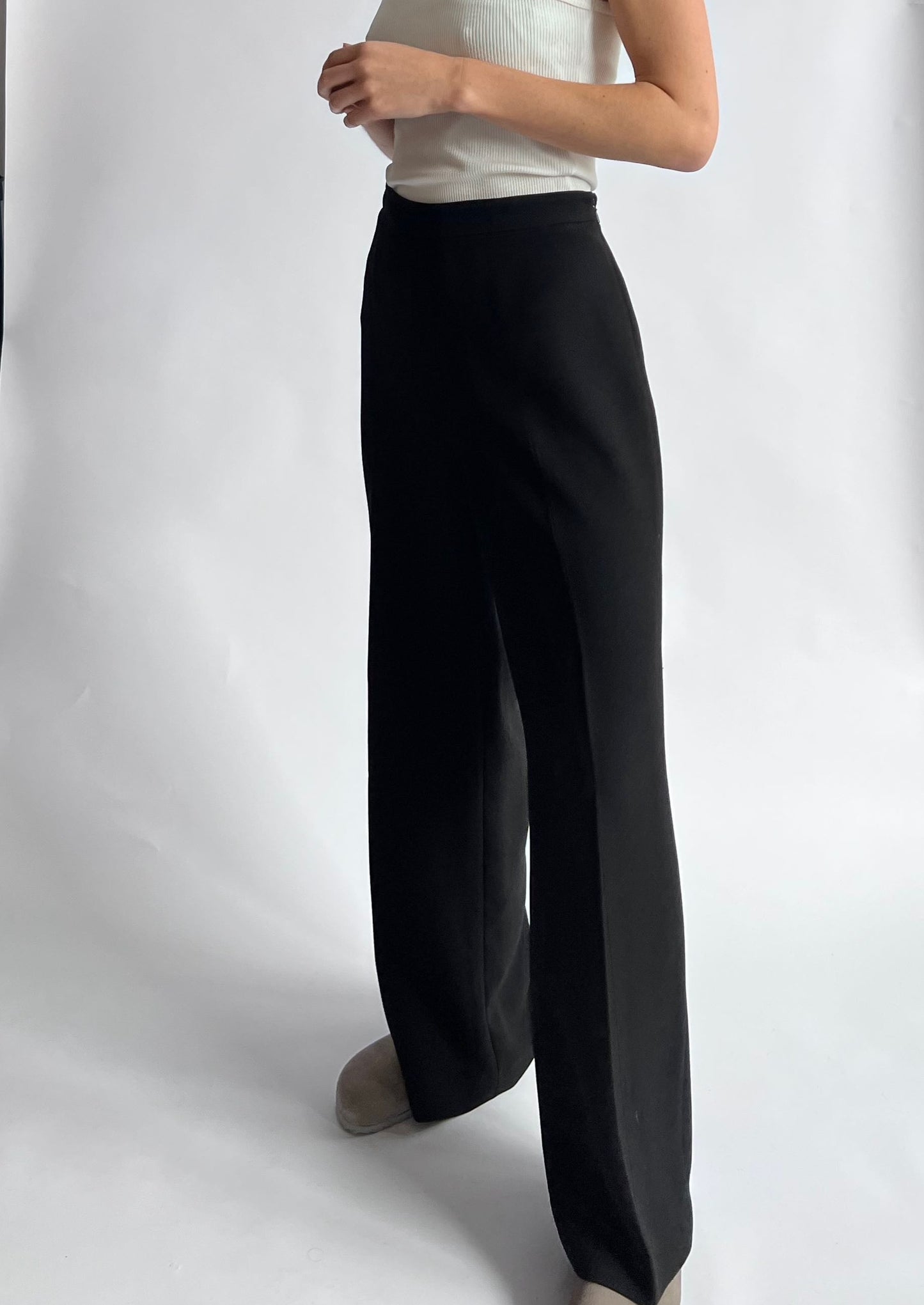 Wide Leg Relaxed Trousers M W'31"