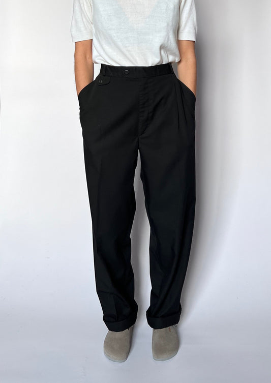 90s Pleated Trousers W'33" M/L