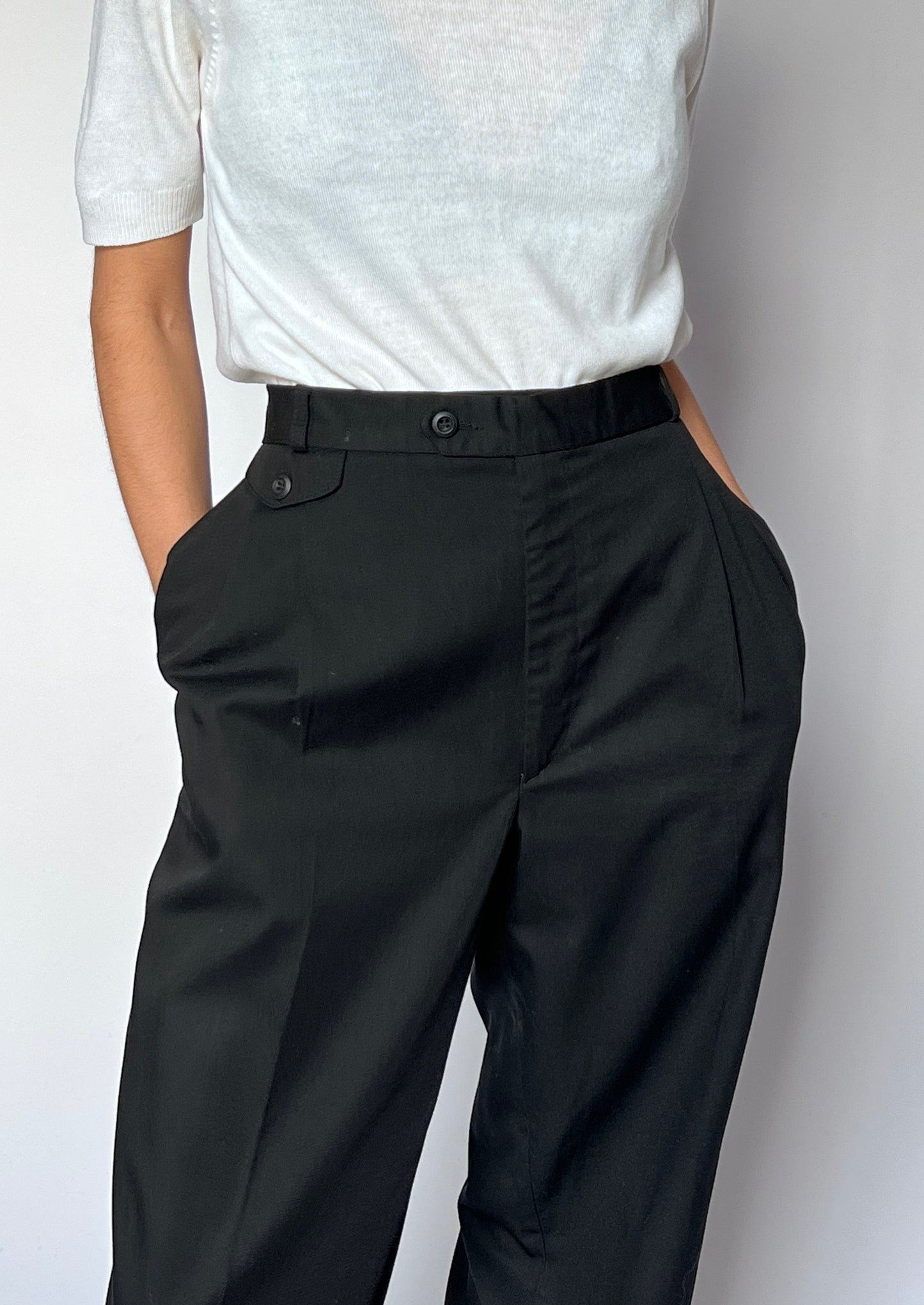 90s Pleated Trousers W'33" M/L