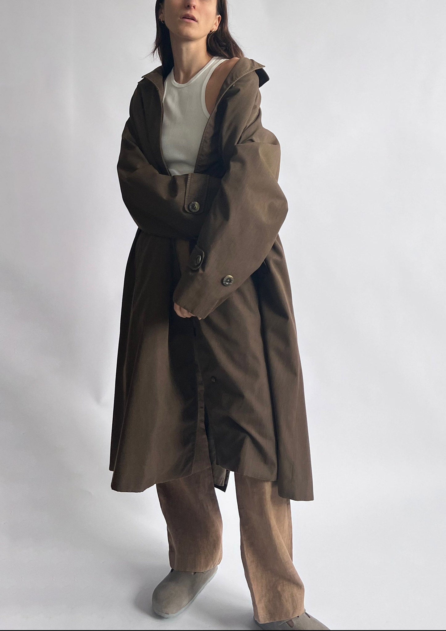 Light Brown Aquascutum Trench M/L