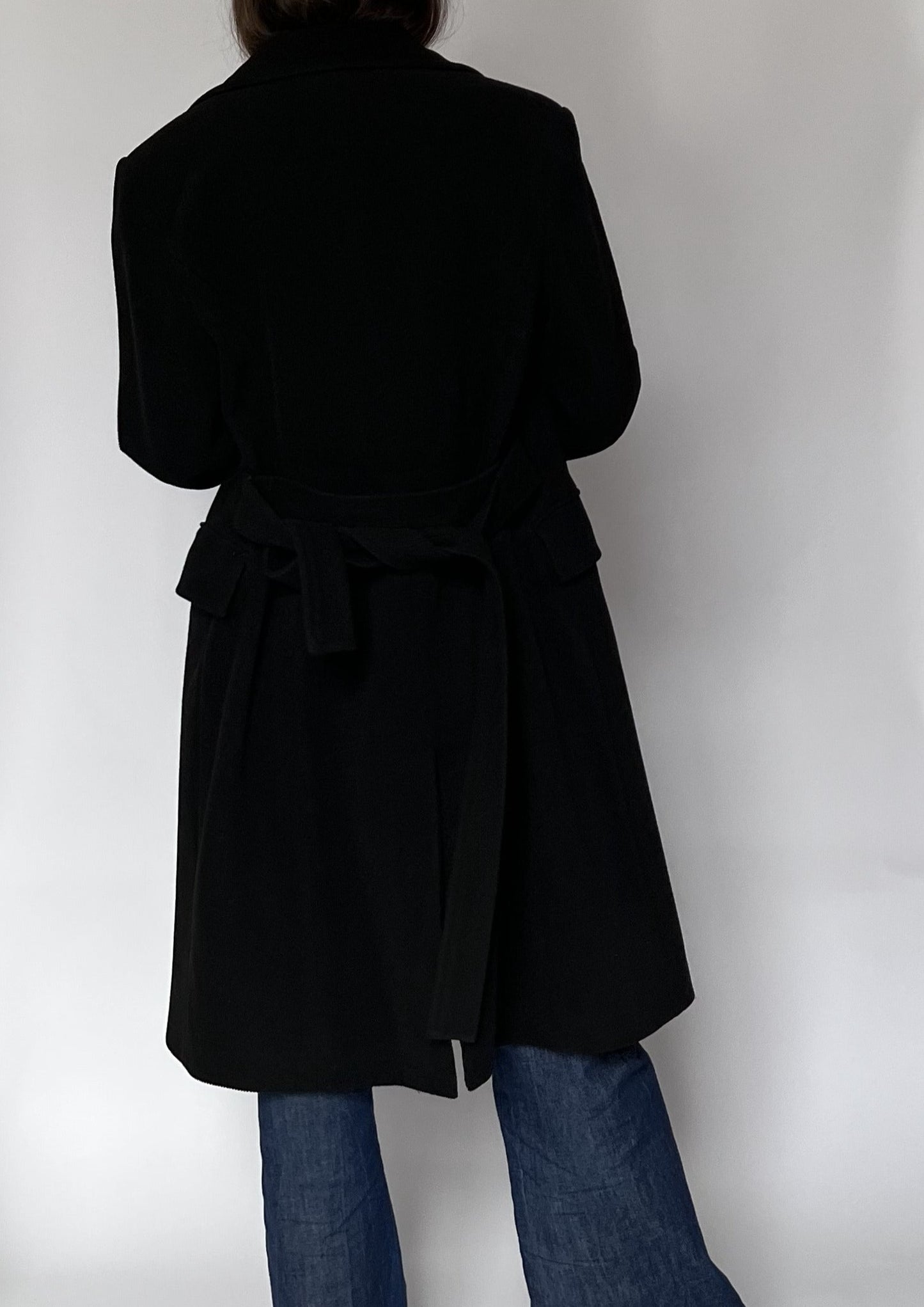 90s Wool Wrap Coat XS/S