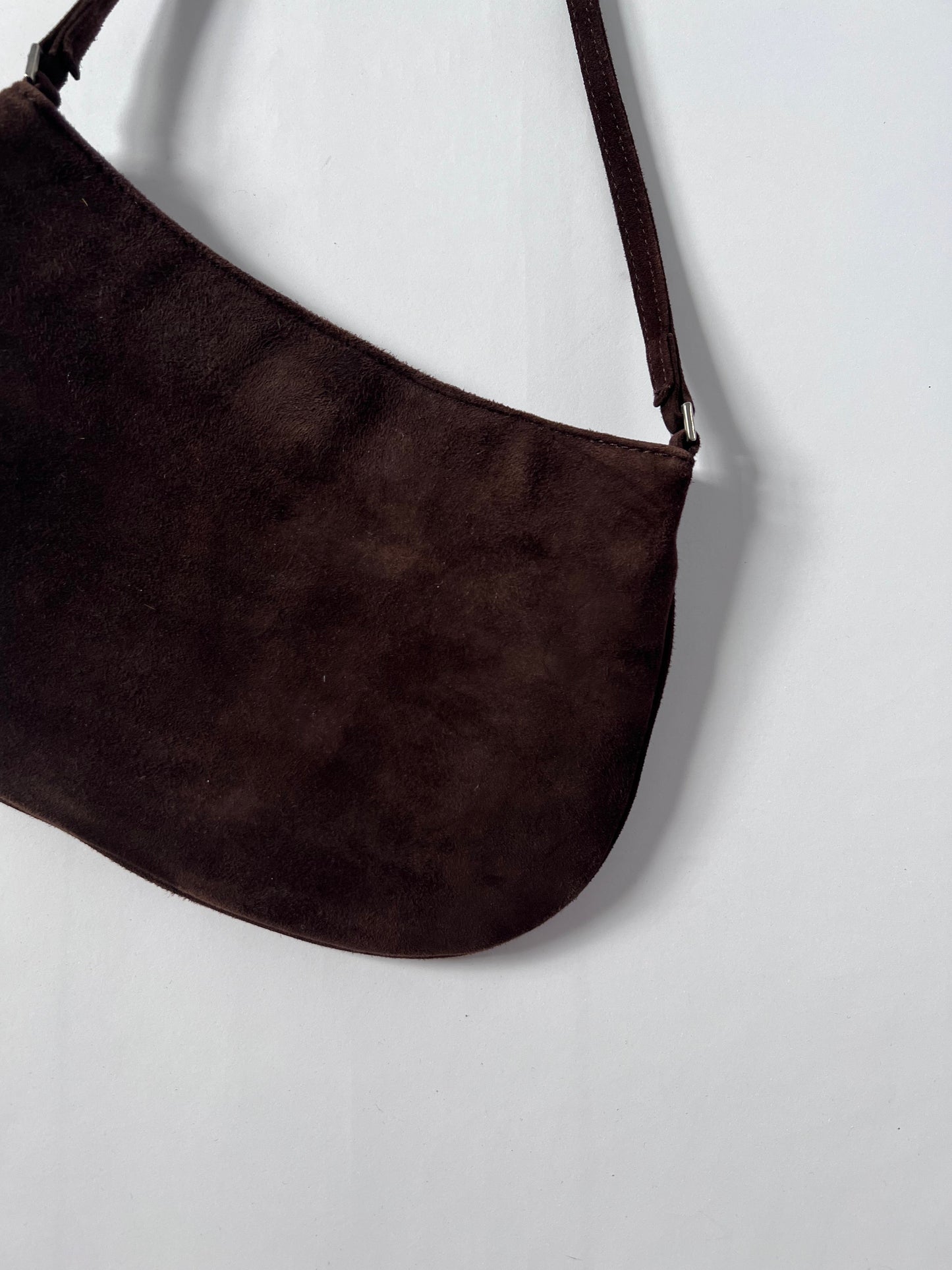 90s Brown Suede Bag