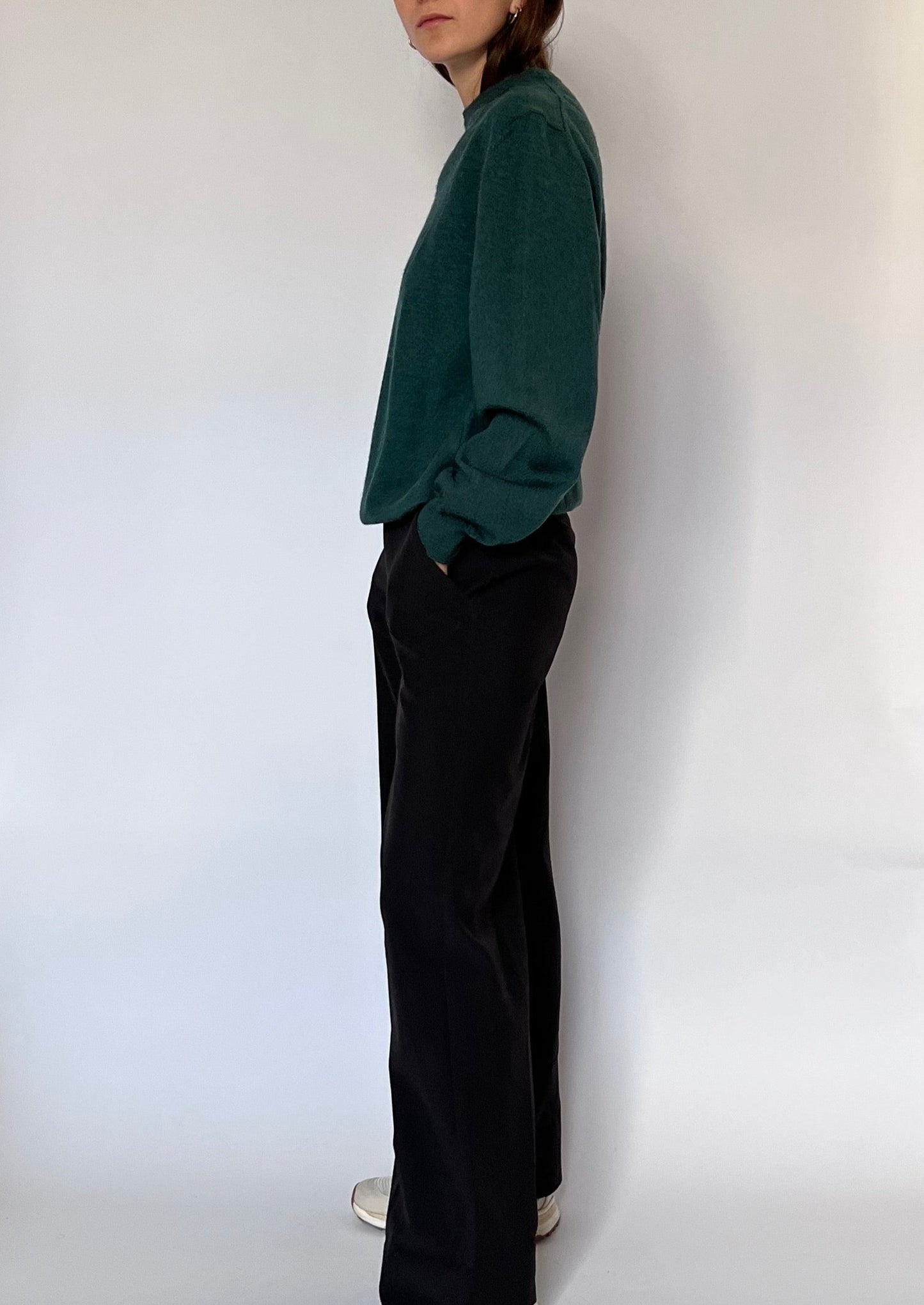 Vintage Green Italian Wool Jumper S/M