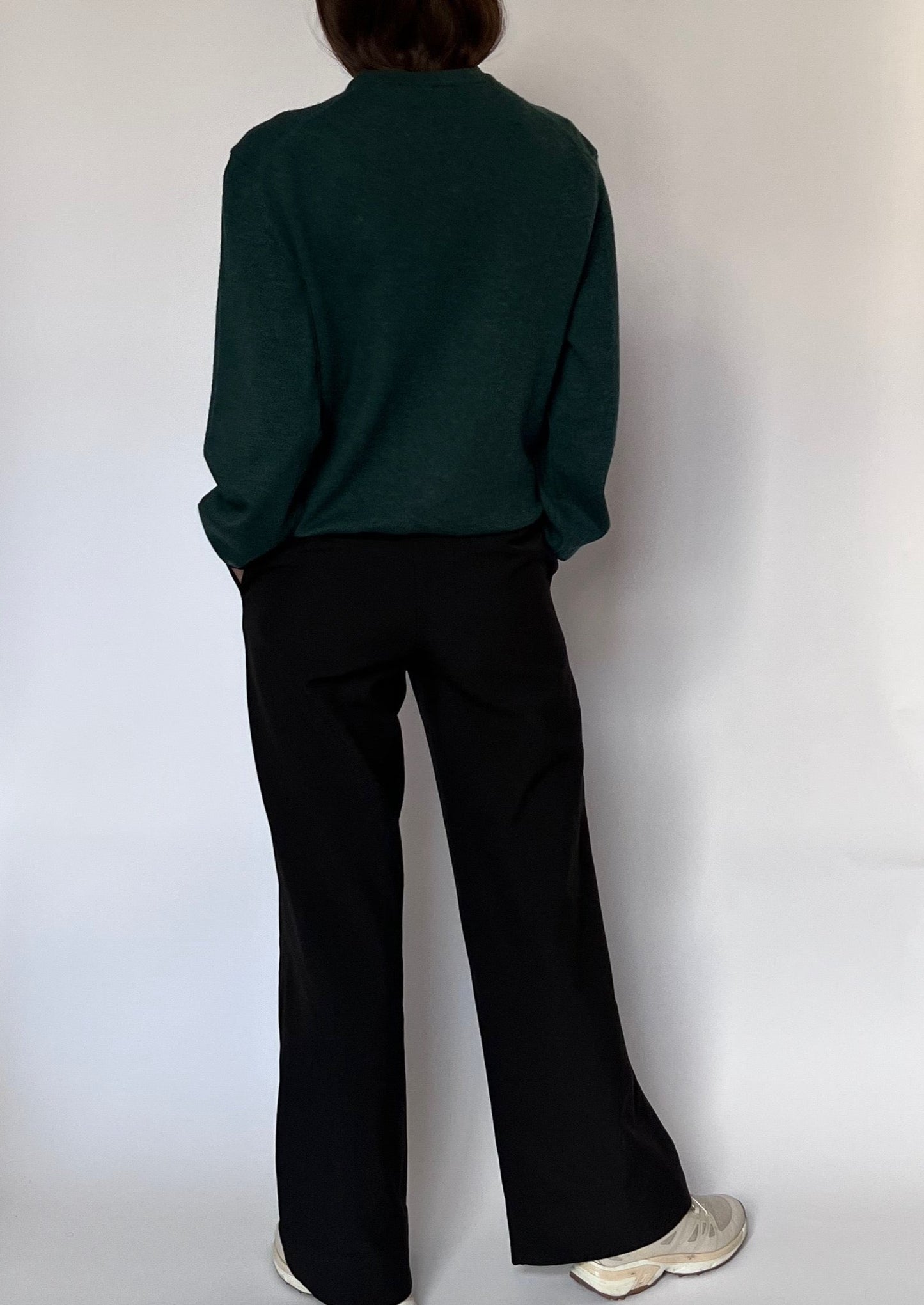 Vintage Green Italian Wool Jumper S/M