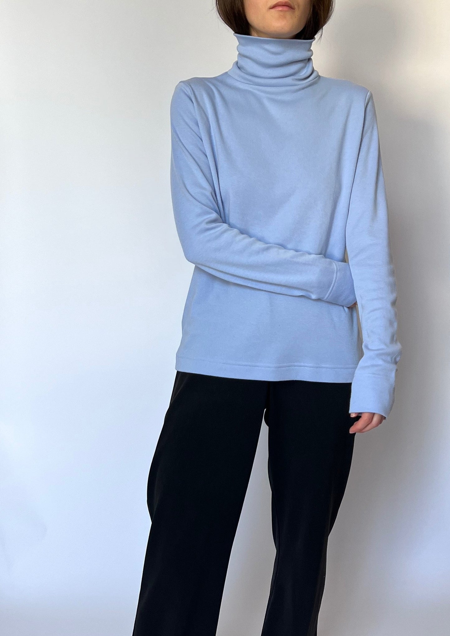 Essential Baby Blue Roll Neck S/M