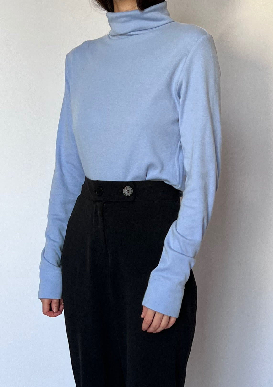 Essential Baby Blue Roll Neck S/M